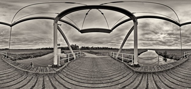 Klappbrücke am Fehnjer Tief